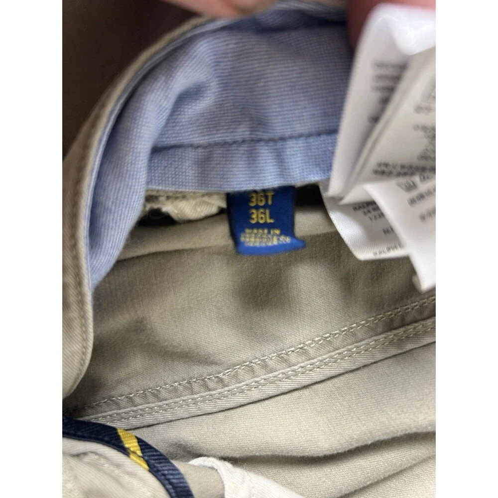 Polo Ralph Lauren chino shorts mens Size 36T 36L Lot of 2 includes 2 pairs